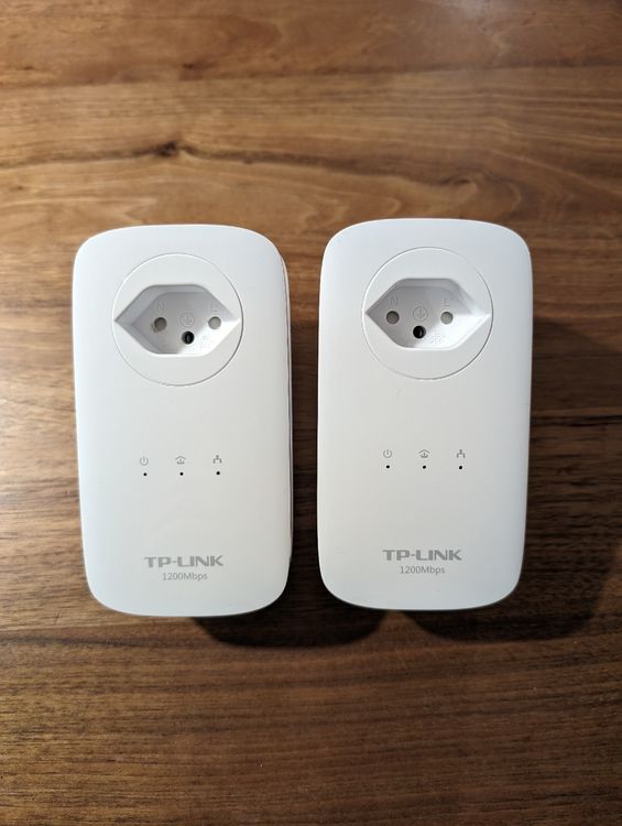 2xTP-Link AV1200 3-port Gb Powerline Adapter Model TL-P8030P (Gebraucht ...