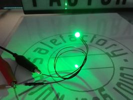 LED SMD 1206, grün, verkabelt 12V