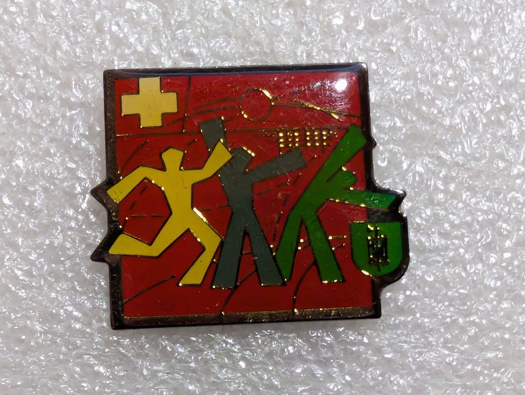 Placchette & Badge: Ansteckpin 293: – Usato da Oppligen venduto da Pin-Fall-Shop