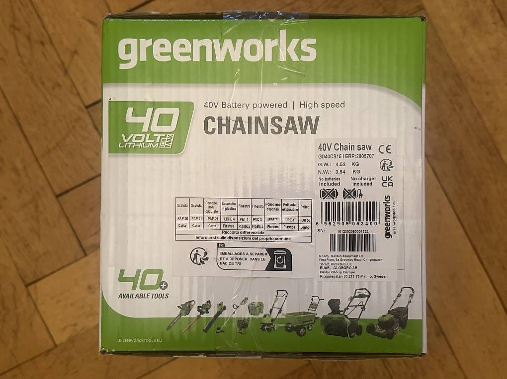 Seghe: Greenworks Akku Motorsäge – Usato da Biel/Bienne venduto da Rafus 1