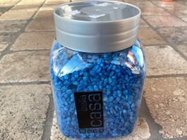Dekogranulat blau, Marke Deco Casa