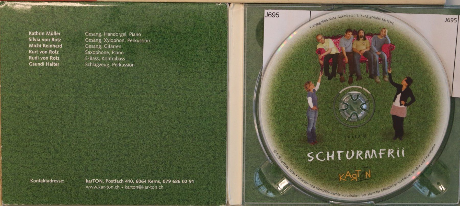CD: Schturmfrii – Karton – Usato da Luzern venduto da CONTENTI 1