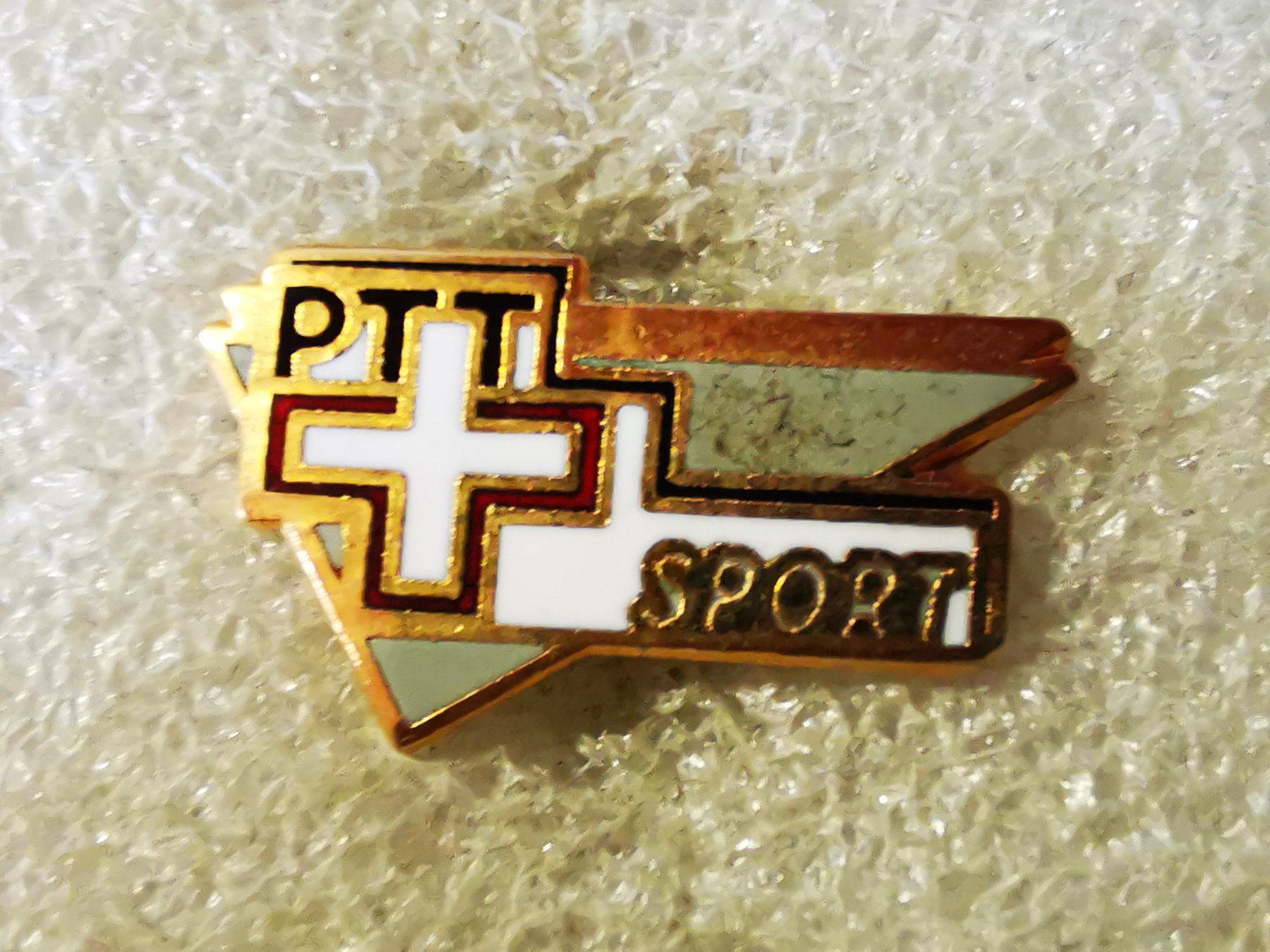 Placchette & Badge: Ansteckpin 200: PTT Sport – Usato da Oppligen venduto da Pin-Fall-Shop