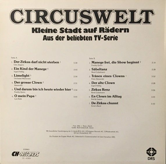 Schallplatten: Circuswelt (LP) – Gebraucht aus Grüningen von azulmarron 1