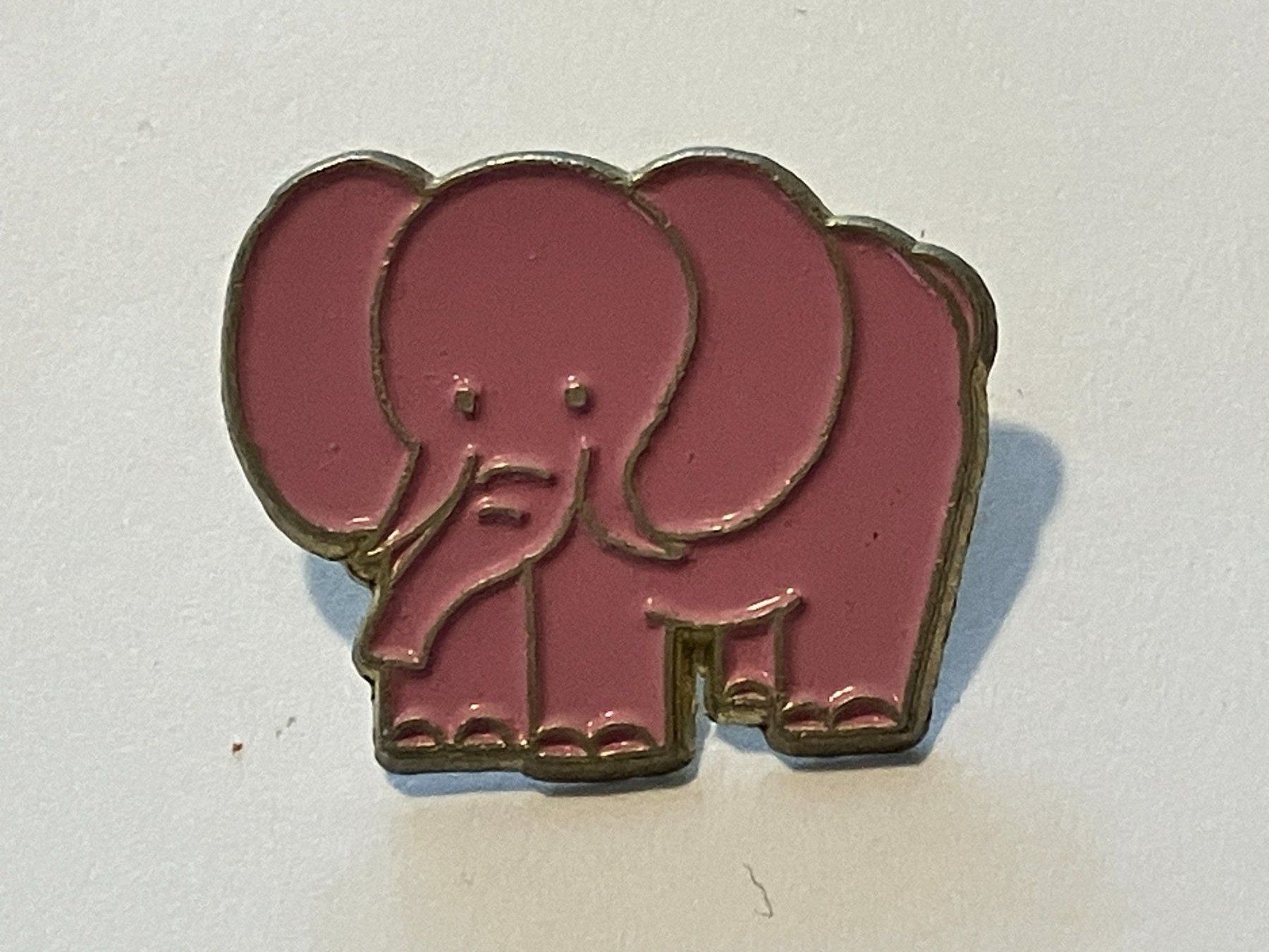 Plaketten & Abzeichen: 1 Pin Rosa Elefant – Gebraucht aus Basel von djwwpp
