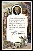 Portrait von Graf Zeppelin mit Lorbeerkr