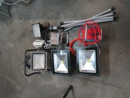 Bau Scheinwerfer LED Lampen Halogen Lampen Kabelrolle