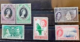 UK Colonies : S.Leone Nigeria Cayman islands Mmontserrat **