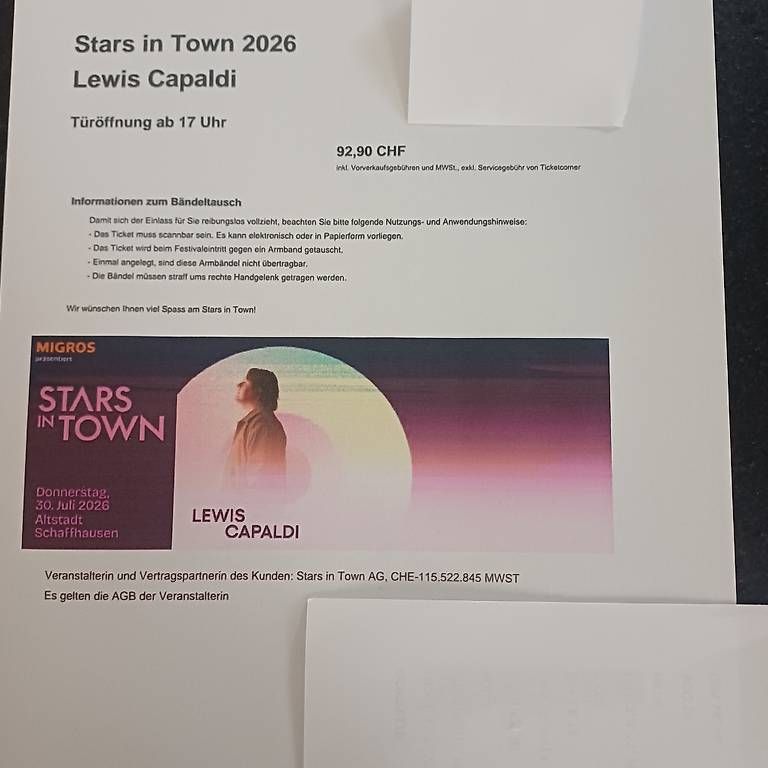 CD: Stars in Town-Lewis Capaldi – Usato da Roggwil TG venduto da nin_yhr9