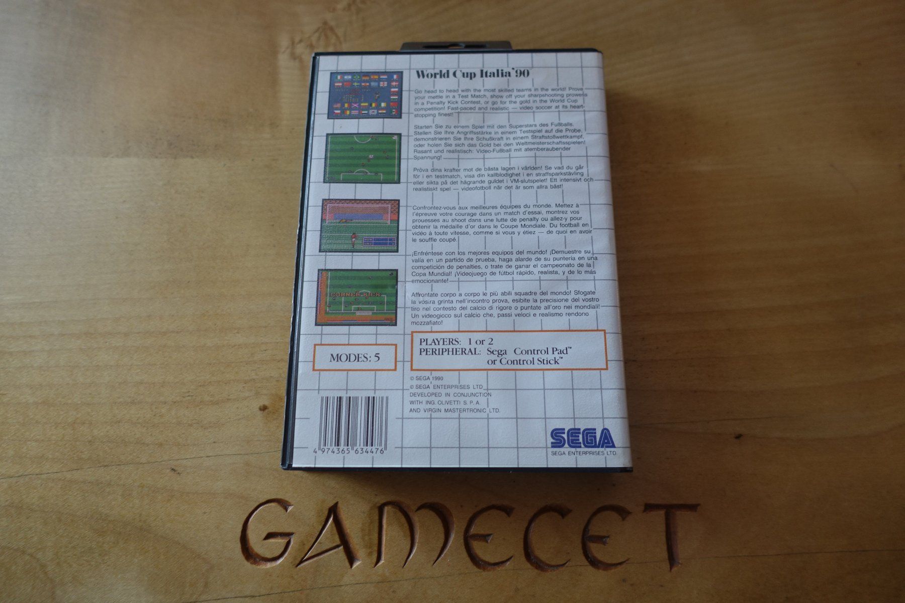 Sega Spiele: World Cup Italia '90 - Sega Master System – Gebraucht aus Steinach von Gamecet 2