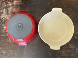 2x  Auflaufformen Gusseisen Cousances (Vorgänger Le Creuset)