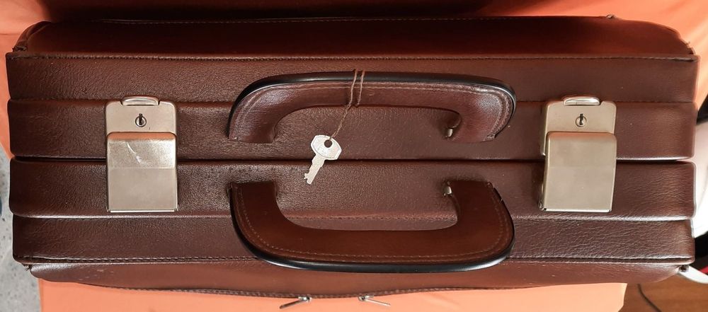 CHENEY England Vintage Echt-Leder 1940-50er Tasche (Gebraucht) in ...