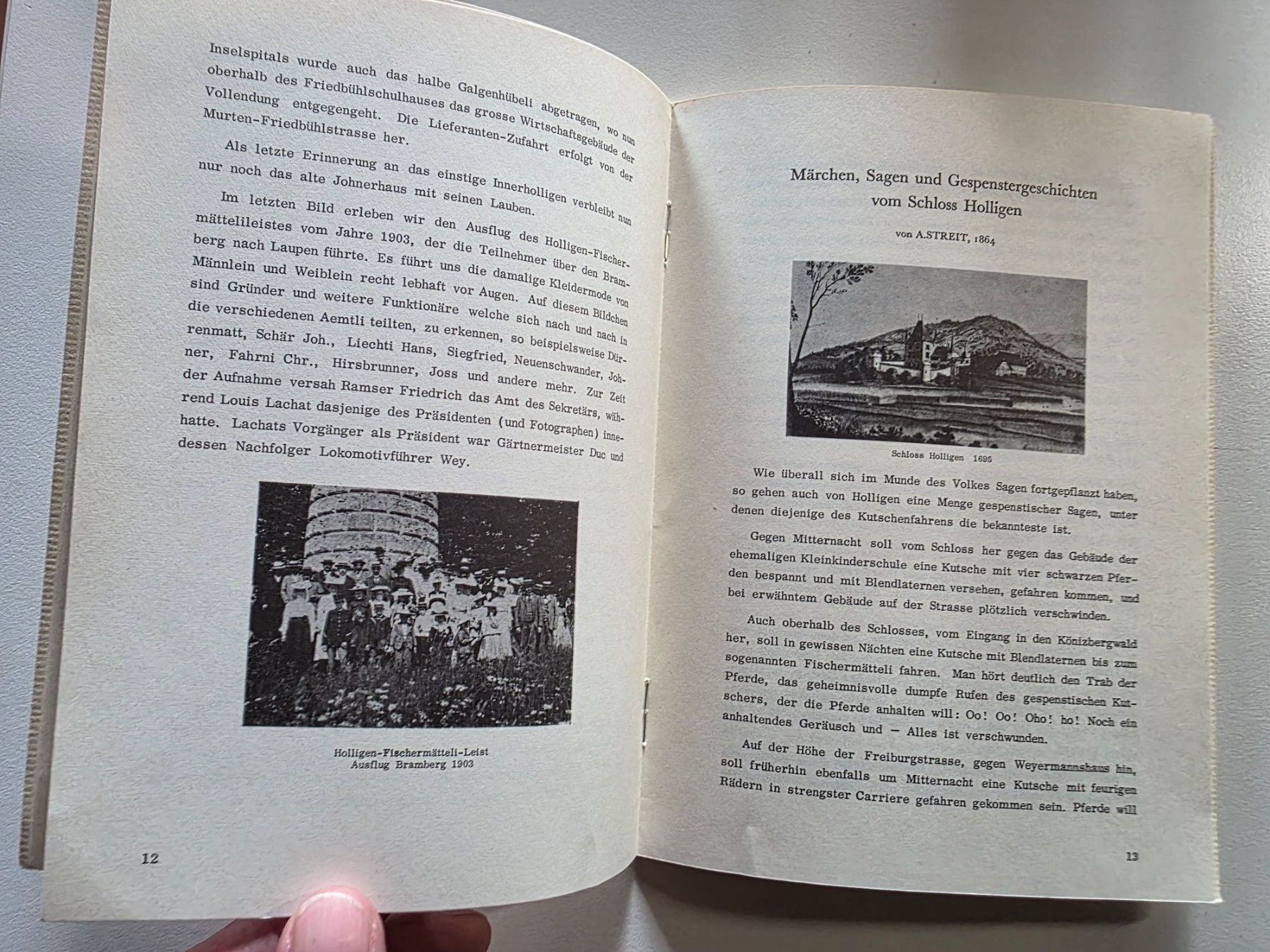 Bücher: Holligen einst und jetzt - Bern-Holligen 1963 – Gebraucht aus Walterswil BE von Lonitti 6