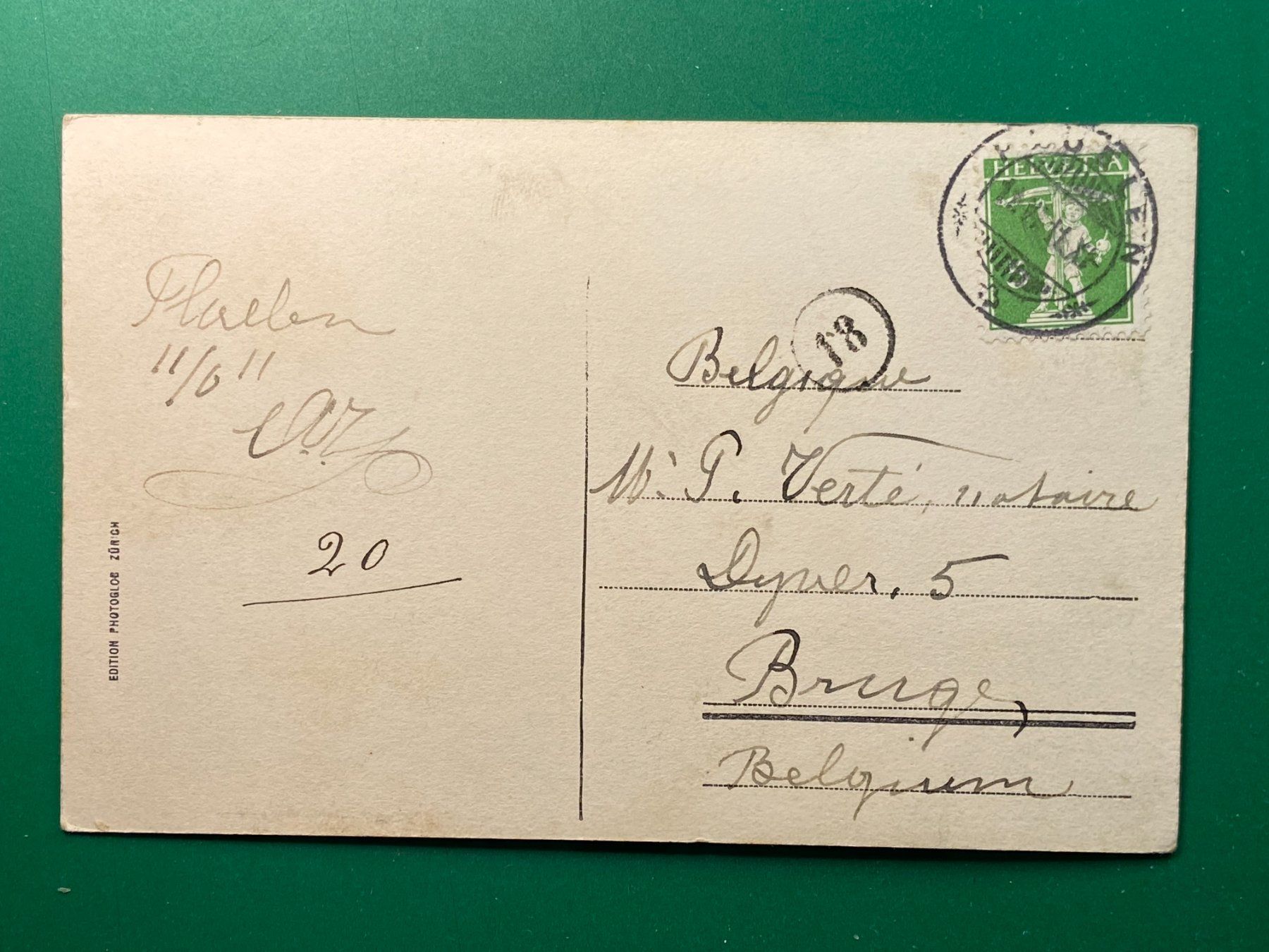 Cartoline postali: Flüelen mit Bristenstock – Usato da Steg VS venduto da danwer74 1