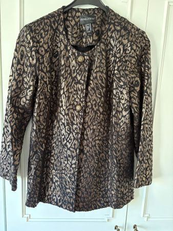 Jacke mit kleinen Pailleten - Gr. 44 - neuwertig