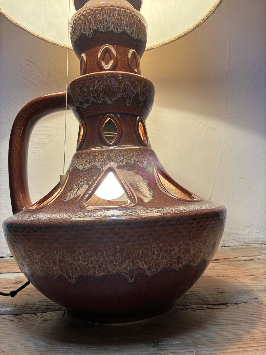 Lampade: Grosse Keramik Lampe 70er Jahre – Usato da schönenwerd venduto da quartier9 4