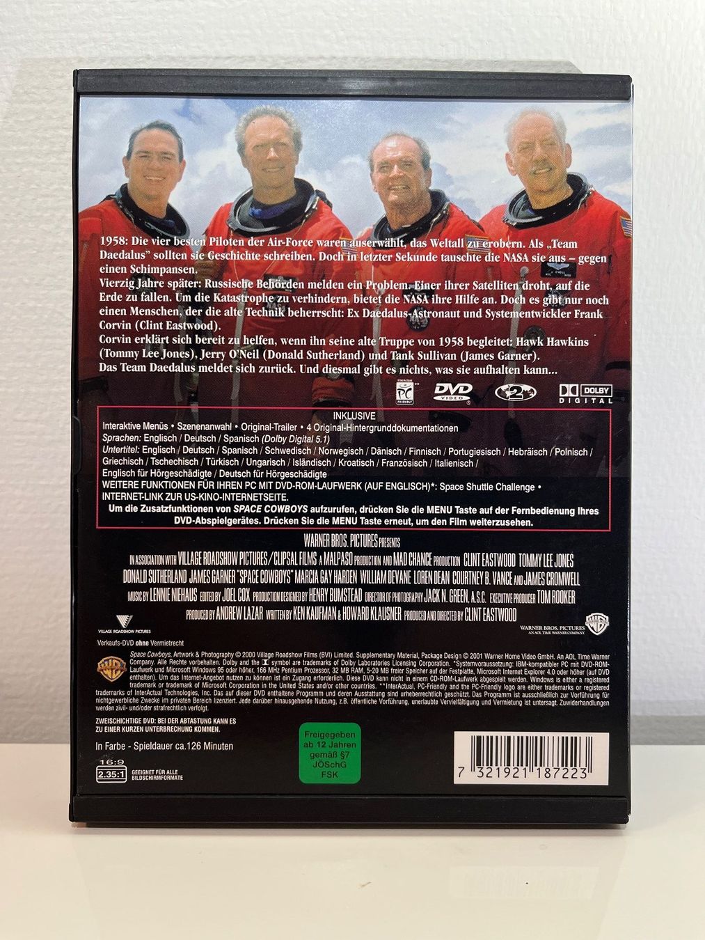 Tutti i DVDs: DVD Spielfilm "Space Cowboys" – Usato da Adliswil venduto da Ritchey 1
