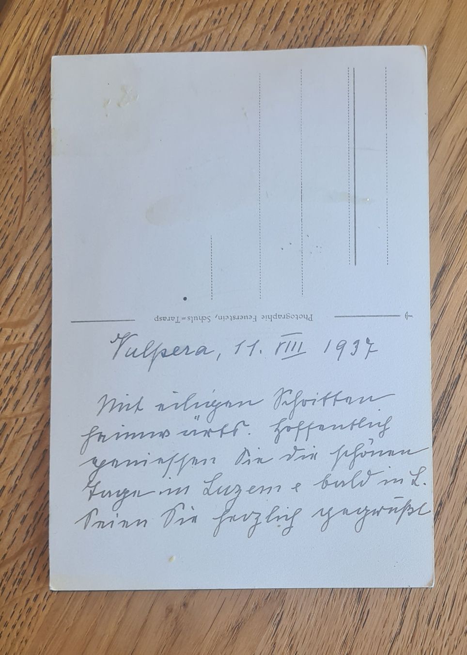 Cartoline postali: Bad Vulpera mit Schweizerhof 1937 – Usato da Ebikon venduto da Donar50 1