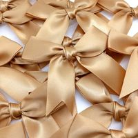 Geschenk Schleifen Gold, 10 Stk.
