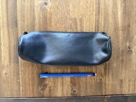 Nike Etui Schwarz Leder, guter Zustand