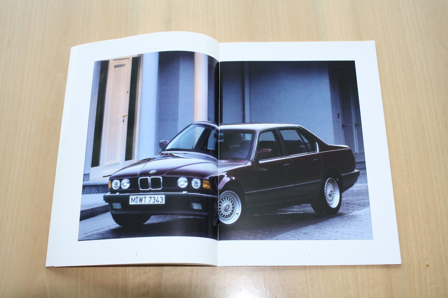BMW Documenti: BMW 7er Prospekt E 32 Prospekt 2/1990 – Usato da Wikon venduto da erwin400 2