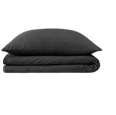 Bettwäsche: SEERSUCKER SET Anthrazit 160x210/65x100 – Neu und originalverpackt aus Oensingen von directshop24 1