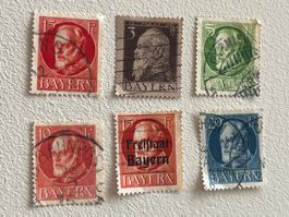 SALE ! Lot Bayern Briefmarken ab 1 CHF (Gratis-Versand)