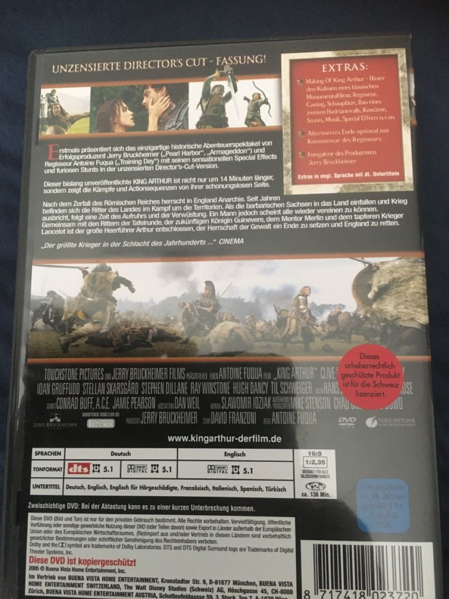 Tutti i DVDs: King Arthur dvd – Usato da Seengen venduto da Predator86 1