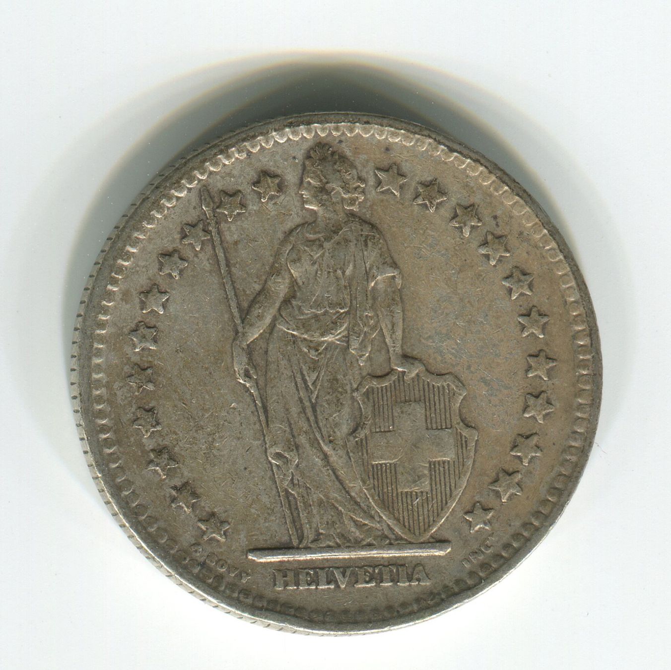 Tutti le monete: 2 Fr. Silbermünze 1948 – Usato da Rebstein venduto da bet_22rg 1