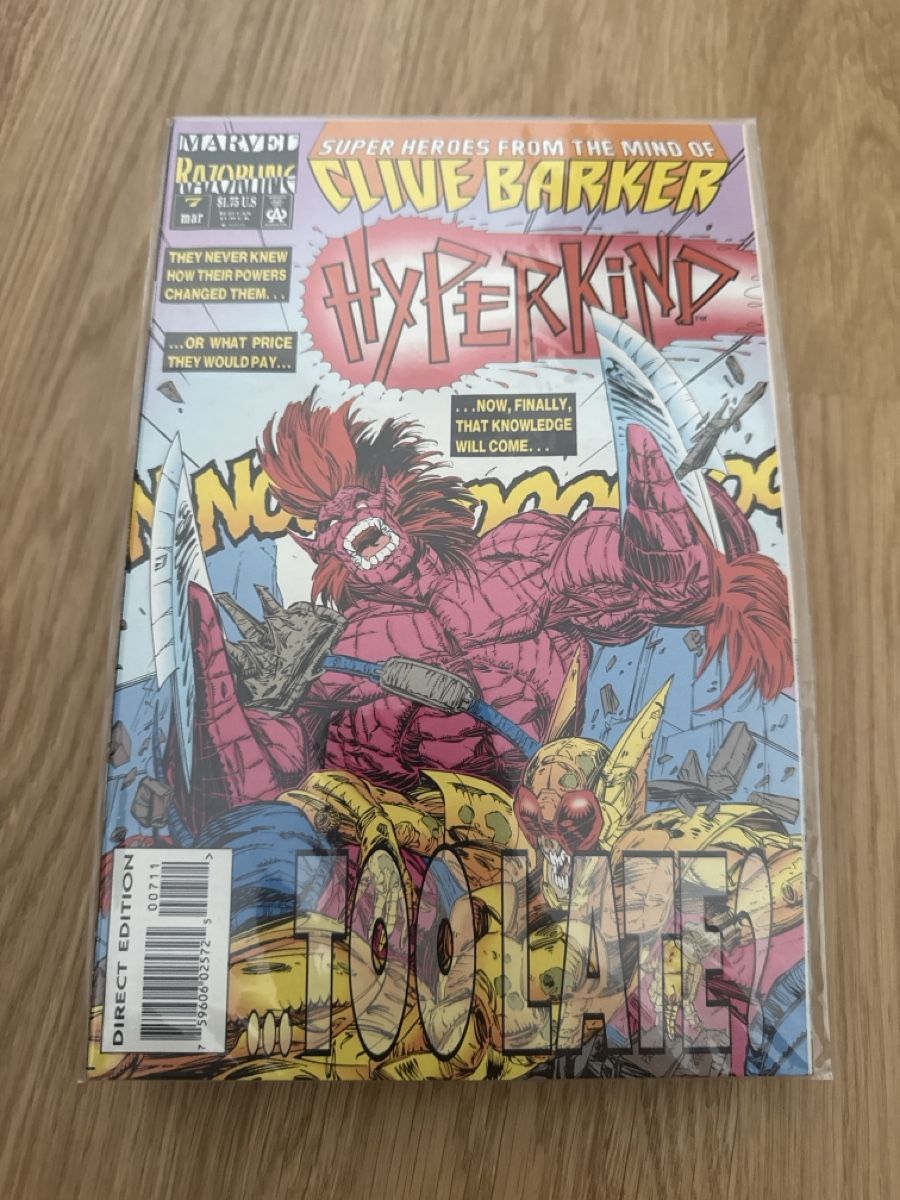 Fumetti: Comic Hyperkind Nummer 7 Marvel Clive Barker – Usato da Buchrain venduto da Steeefan