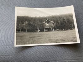 Alte Postkarte Pension Chalet La Fougère, Lausanne 1931. ...