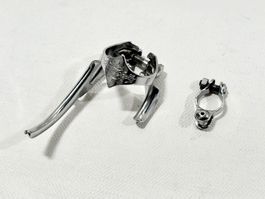 Campagnolo Schaltzugführung Sattelrohr BB + Kettenstrebe