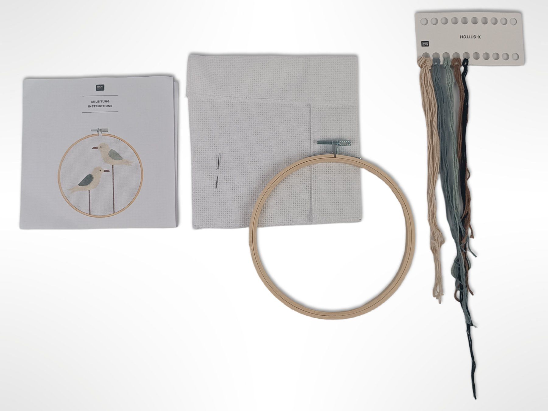 Stickrahmen: RICO DESIGN Stickpackung Kreuzstich Möwe – Neu (gemäss Beschreibung) aus Suhr von Restwert_Suhr 1