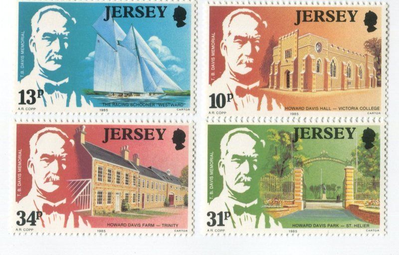 Alle Briefmarken: Briefmarken "Thomas Benjamin Davis". Jersey – Neu und originalverpackt aus Basel von Butsch5