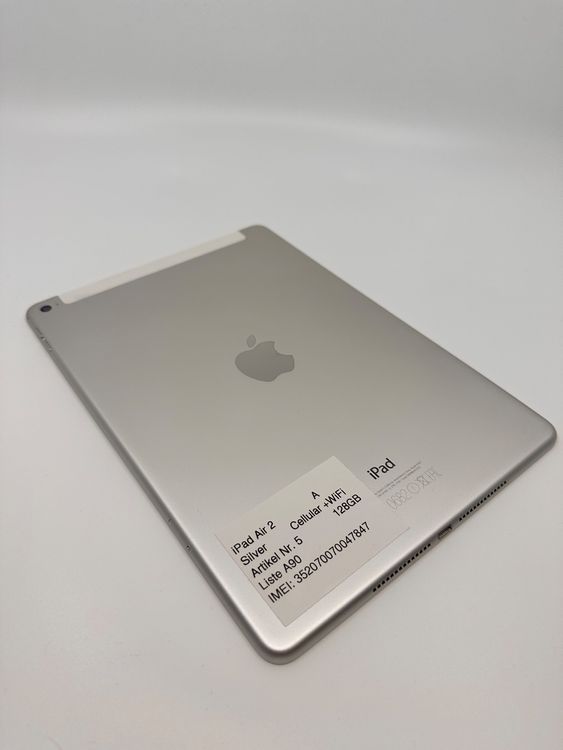 Ipad Air 2 128gb Wifi Cellular Silver Kaufen Auf Ricardo 2058