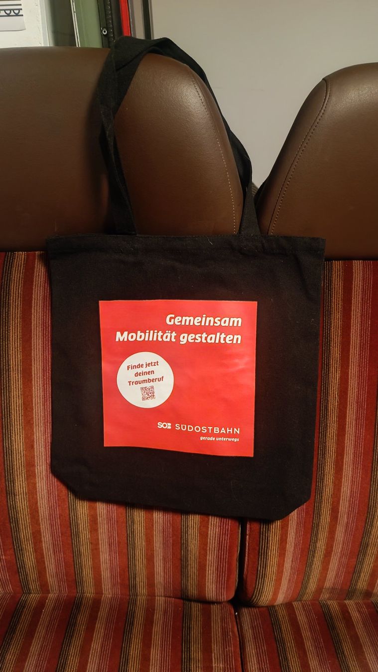 Borse: Stofftasche / Tote Bag der Südostbahn – Usato da Oberuzwil venduto da Mike-Gubler