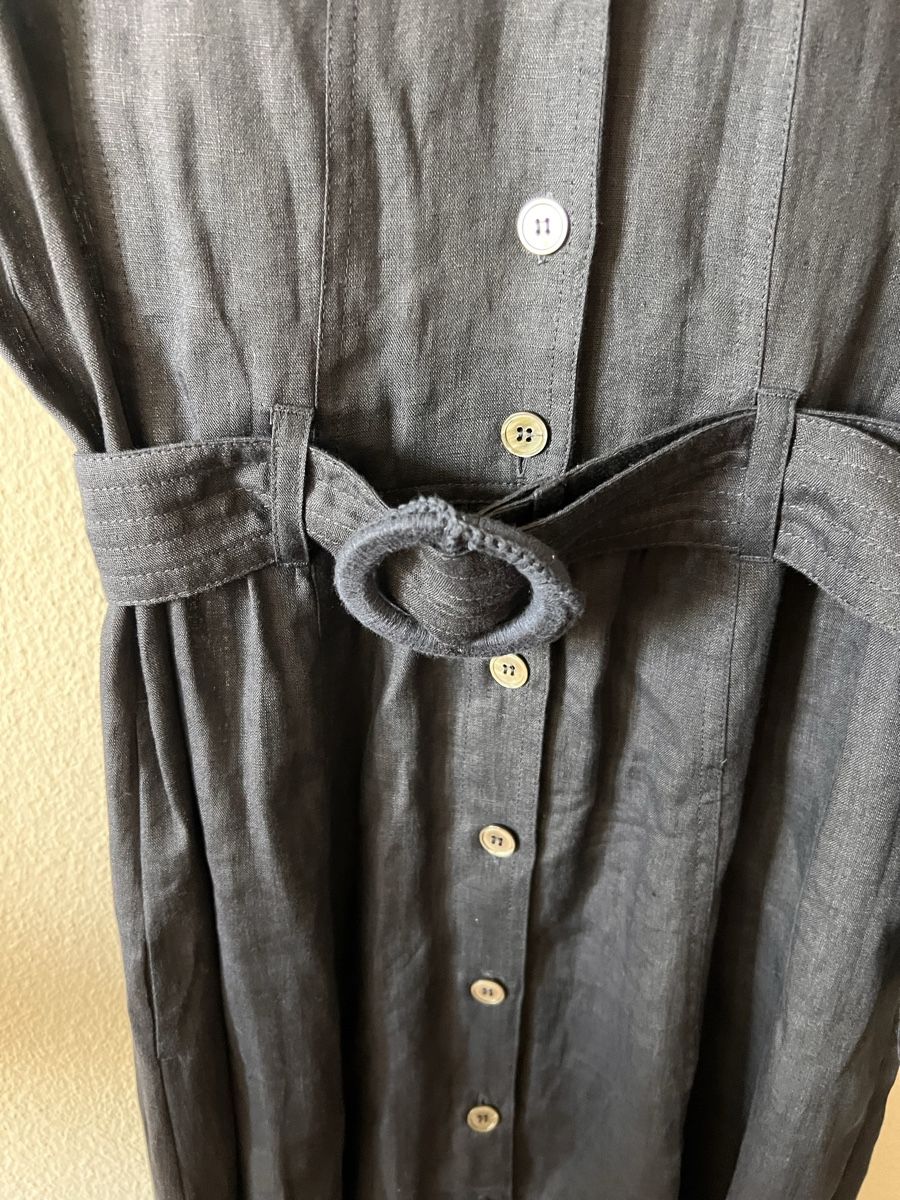 Marella Vestiti: Langes Leinenkleid Marella, Gr. 36, blau  – Usato da Solothurn venduto da Brini06 2