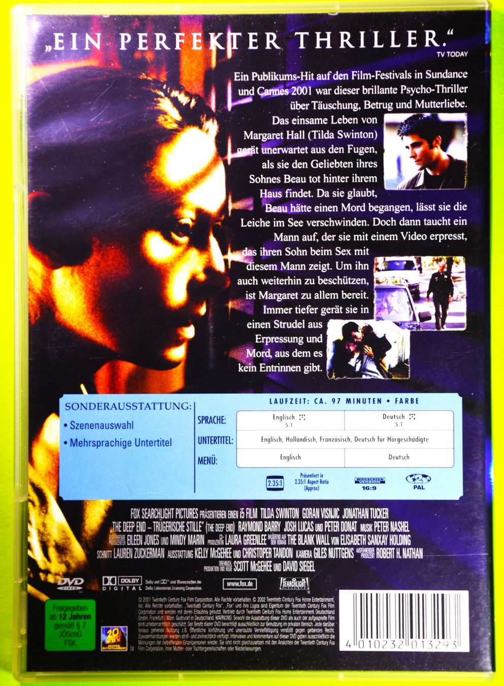 Alle DVDs: THE DEEP END - TRÜGERISCHE STILLE / TOP - DRAMA ! – Neu (gemäss Beschreibung) aus Luzern von piro12 1