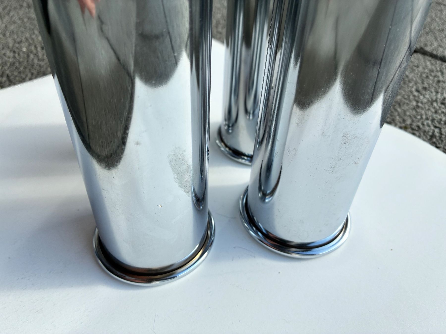 Sistemi di scarico: Auspuff Chrom Endrohr Oldtimer – Nuovo (secondo la descrizione) da Horw venduto da adler65 3
