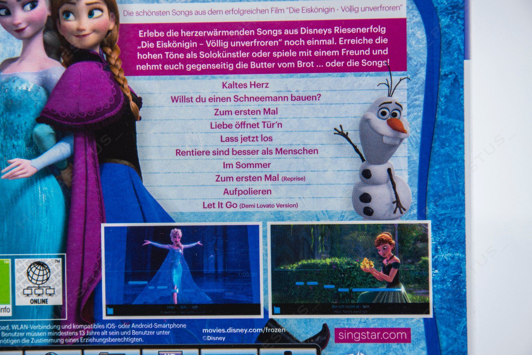 Sony Spiele: SingStar: Die Eiskönigin - Frozen PS4 – Gebraucht aus Effretikon von Hephaestus_ 3