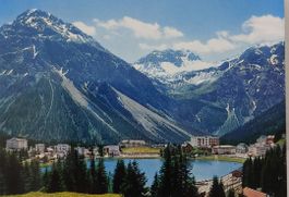 AROSA  -  Obersee mit Schiesshorn