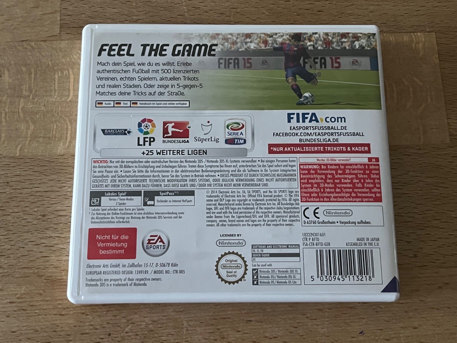 Nintendo Giochi: FIFA 15, Nintendo 3DS – Usato da Thalwil venduto da ranx 3