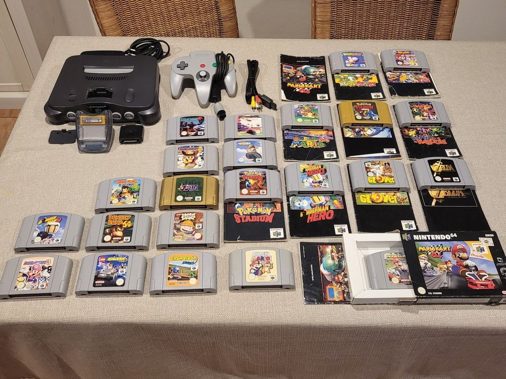 Nintendo N64 mit Super Spielesammlung Kaufen auf Ricardo