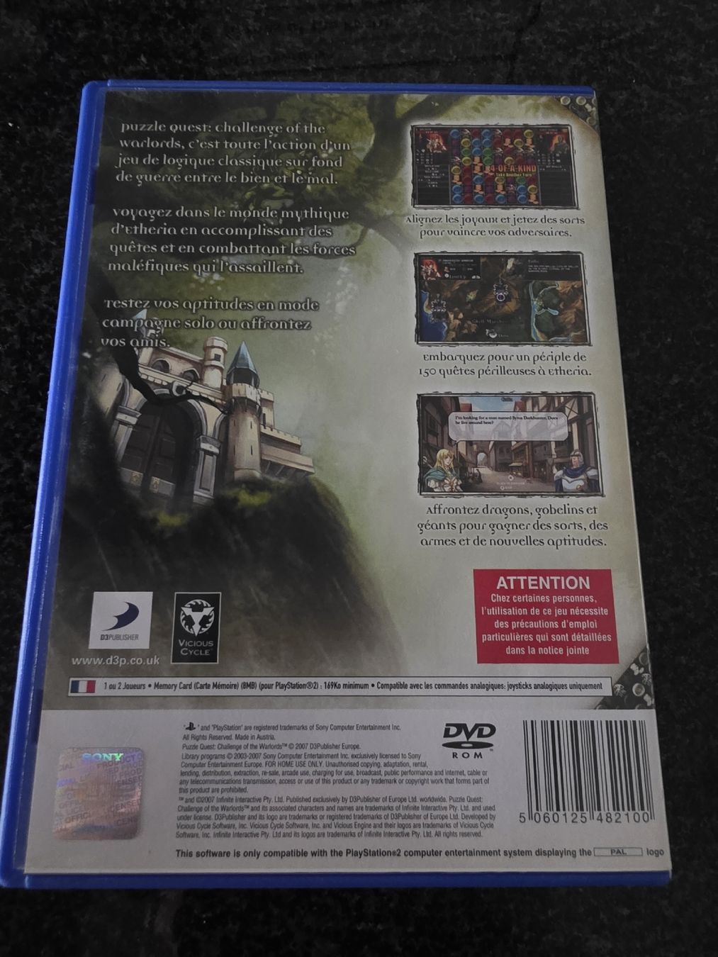 Spiele: Puzzle Quest PS2 – Gebraucht aus Chavornay von Crash37 1