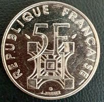 5 Franc 1989