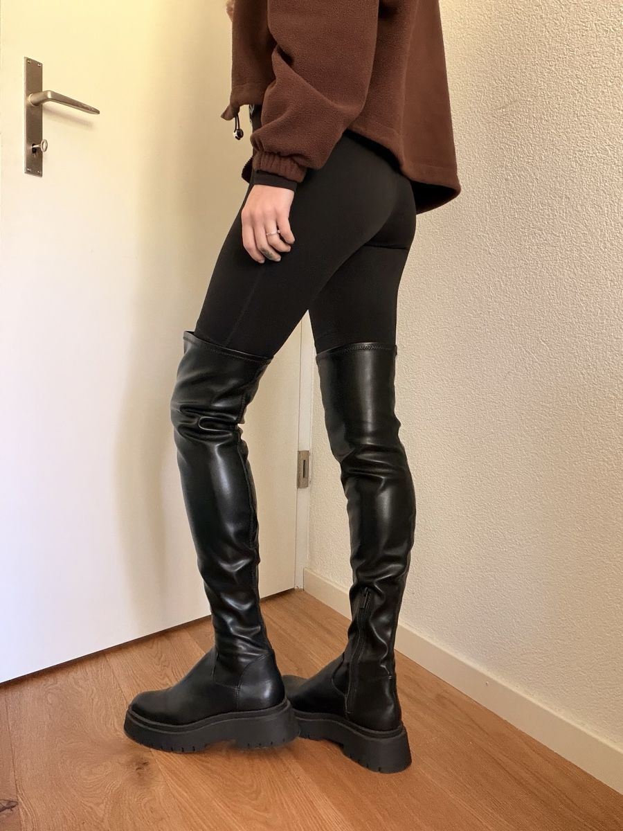 Stradivarius Damenschuhe: Stradivarius Over-the-Knee Platform Boots – Neu (gemäss Beschreibung) aus Bern von xen_f5tl 2