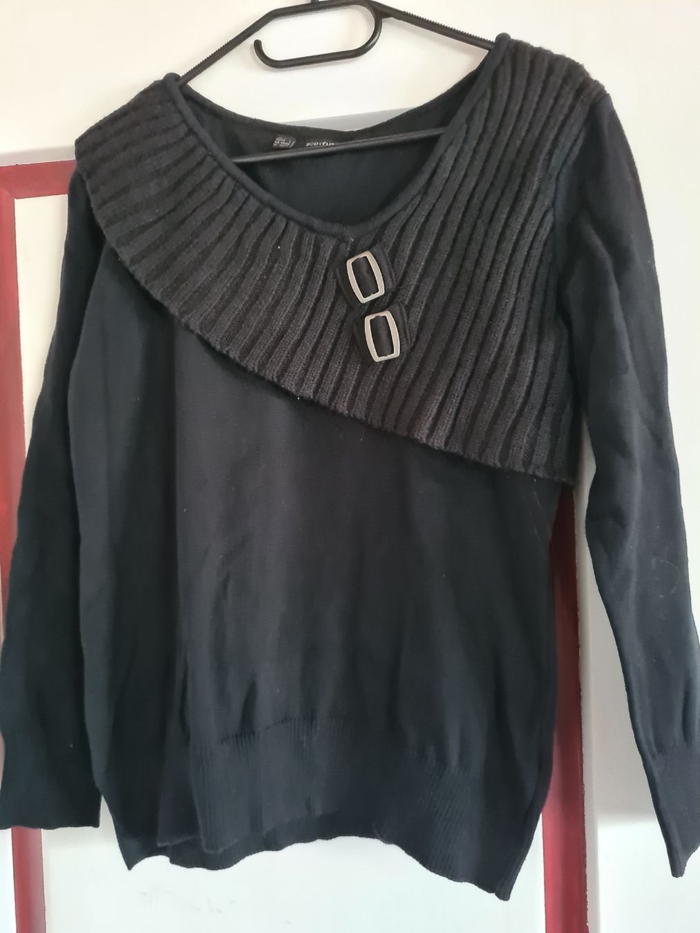 Maglioni & Felpe: Bodyflirt Damenpullover Gr. L schwarz Strickkragen Winter – Usato da Balterswil venduto da bischoftanja