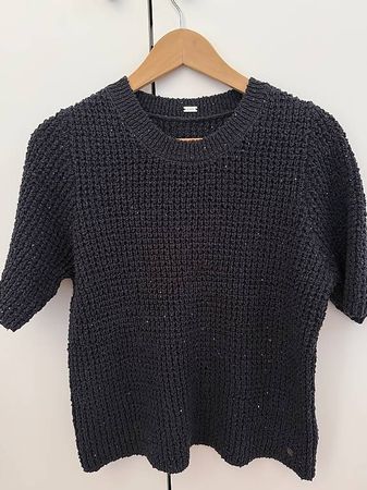 Chic Strikbluse
