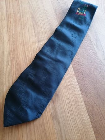 Vintage Opel Krawatte -2- 100% Seide - Nr. 68