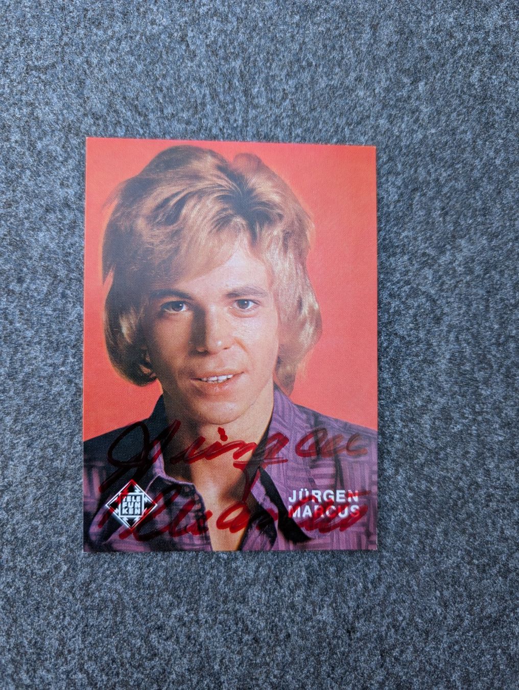 Autografi: Jürgen Marcus, handsigniert – Usato da Buchs ZH venduto da Fussballfredi